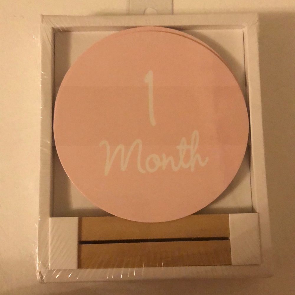 Baby Milestone Stickers & Stand
